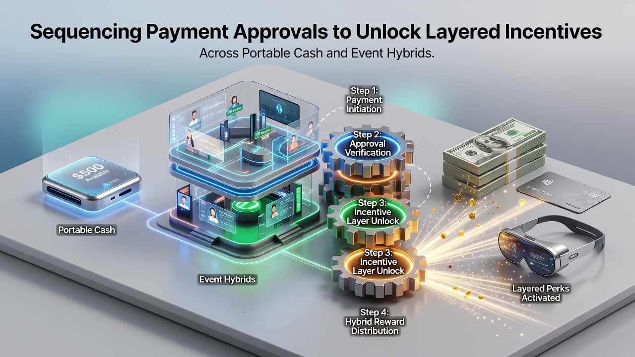 Mobile poker app interface showing payment approval sequences and layered incentive unlocks for cash games and tournaments